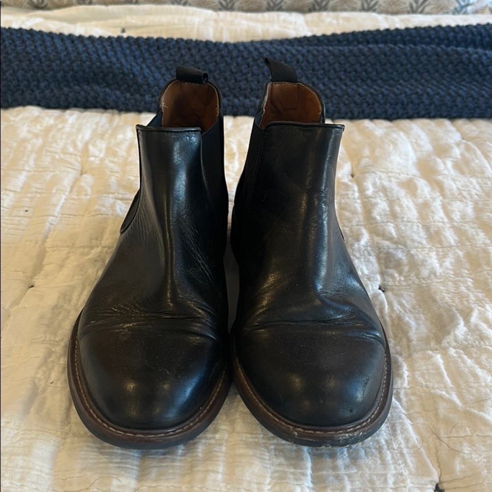 Nordstroms black leather boots